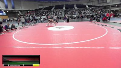 1A West 150 lbs Quarterfinal - Miguel Gaut, Naches Valley vs Christian Macias, Wapato