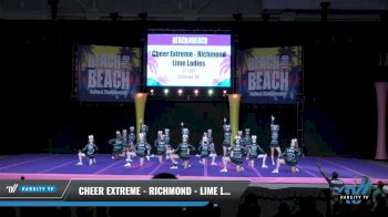Cheer Extreme - Richmond - Lime Ladies [2021 L1 - U17 Day 2] 2021 ACDA: Reach The Beach Nationals