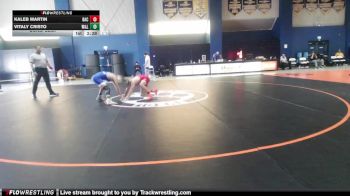 133 lbs Cons. Semi - Vitaly Cristo, Washington & Lee vs Kaleb Martin, Belmont Abbey