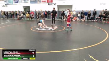 112 lbs Round 1 - Valarie McAnelly, Soldotna Whalers Wrestling Club vs Jordynn Colby, Interior Grappling Academy