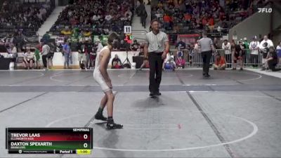 79 lbs Semifinal - Daxton Spexarth, Brawlers vs Trevor Laas, Ellsworth Kids