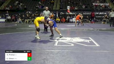 141 lbs Prelims - Salvatore Profaci, American vs Dresden Simon, Central Michigan