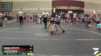 107 lbs Round 4 (6 Team) - Hughie Carpenter, Foxfire WC vs Maximus Pearch, Untouchables Black