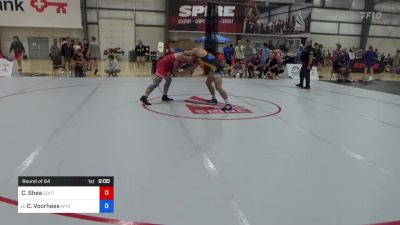 74 kg Round Of 64 - Cj Shea, South Side Wrestling Club vs Cooper Voorhees, Wyoming Wrestling Reg Training Ctr