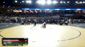 3A 113 lbs Champ. Round 1 - Josh Sabbia, Oviedo vs Alexander Laguardia, Miami Southridge Hs