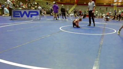 52-58 lbs Rr Rnd 3 - Ryan Weiant, Panther Youth Wrestling-CPR vs Collin Gandee, North DeSoto Wrestling Academy