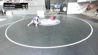 155 lbs Cons. Quarters - Arielle Zeidler, Petaluma Wrestling Club vs Sulay Cornejo, Righetti High School Wrestling
