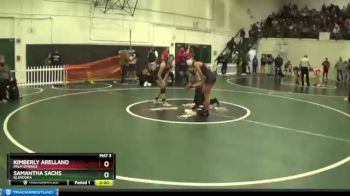 116 lbs Champ. Round 1 - Kimberly Arellano, Palm Springs vs Samantha Sachs, Glendora