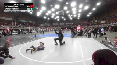 54 lbs Semifinal - Jaxson Pierson, No Escape Wrestling vs Malachi Romero, Ridge WC