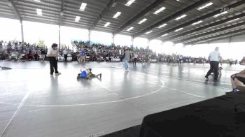 43 lbs 5th Place - Julius Bernal, Socorro Warrior Wrestling Academy vs Levi Ortzow, West Las Vegas Junior Wrestling