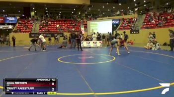 122 lbs Quarterfinal - Julia Breeden, MO vs Trinity Rakestraw, OK