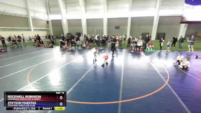 45 lbs Round 1 - Rockwell Robinson, Sanderson Wrestling Academy vs Stetson Maestas, Stallions Wrestling Club