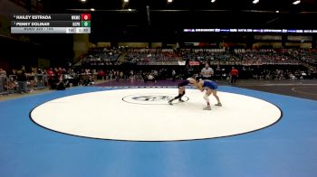105 lbs Semifinal - Penny Dolinar, Kansas City-Piper HS vs Hailey Estrada, Wichita-Kapaun Mt. Carmel HS