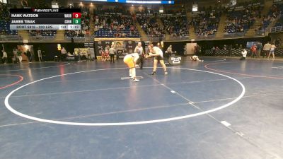 200 lbs Quarterfinal - Hank Watson, Warrior Run vs James Tisak, Cornell