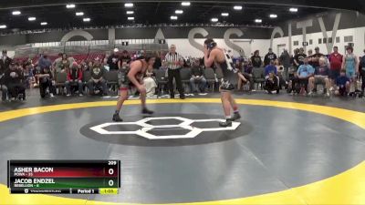 209 lbs Round 1 (8 Team) - Asher Bacon, POWA vs Jacob Endzel, Rebellion