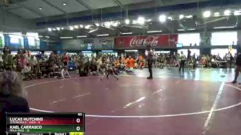 60 lbs 2nd Wrestleback (16 Team) - Lucas Hutchins, Stronghold - Gold vs Kael Carrasco, NOLA Gold