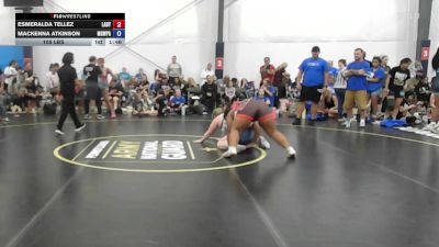 105 lbs Rr Rnd 5 - Esmeralda Tellez, Lady Warriors United - W vs MacKenna Atkinson, MGW Monkey Business - W