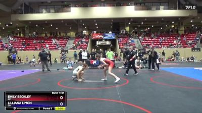 130 lbs Semifinal - Emily Beckley, OK vs Lilliana Limon, CO