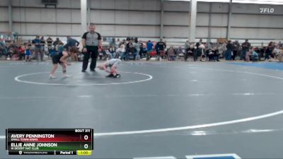 45-50 B Round 1 - Ellie Anne Johnson, Hi Desert Mat Club vs Avery Pennington, Small Town Grims