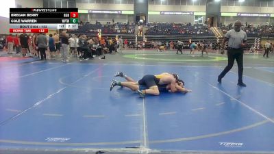133 lbs Champ. Round 2 - Bregan Berry, Reinhardt University (GA) vs Cole Warren, Shorter