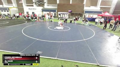 80 lbs Champ. Round 1 - Eli Nash, COWA vs Cohen Archibald, Legacy Elite WC