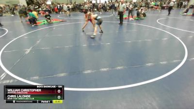 138 lbs Cons. Round 4 - Chris Lalonde, Bear Cave Wrestling Club vs William Christopher, Aviators Wrestling