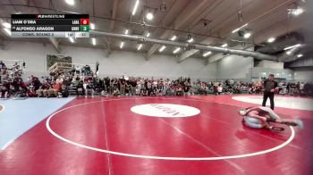 126 lbs Cons. Round 2 - Alfonso Aragon, Greeley West vs Liam O`dea, Laramie
