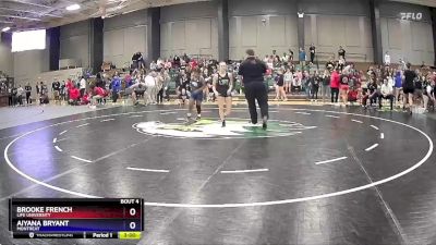 117 lbs Champ. Round 1 - Brooke French, Life University vs Aiyana Bryant, Montreat