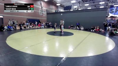 43 lbs Round 1 - Scout Buck, Terreton Panthers vs Luella Loock, Raft River Wrestling