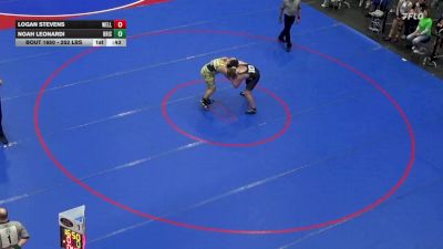 252 lbs Consi Of 16 #2 - Logan Stevens, Wellsboro vs Noah Leonardi, Bristol