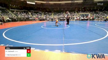 49 lbs Round Of 32 - Amelia Caldwell, Cowboy Wrestling Club vs Teddy McFarland III, Sperry Wrestling Club