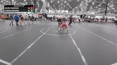 80 lbs Round 2 (10 Team) - Landon Edwards, Ohio Gold vs Jacob Thompson, Dayton Bandits