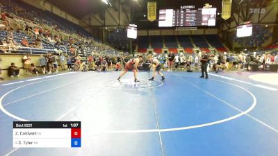 215 lbs Cons 8 #2 - Zach Caldwell, NY vs Caleb Tyler, PA