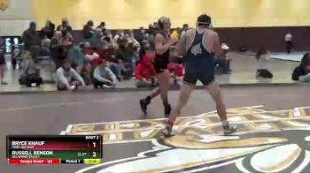 141 lbs Champ. Round 1 - Russell Benson, Delaware Valley vs Bryce Knauf, Thiel College