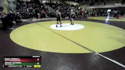 83 lbs Semifinal - Noah Arreola, Rough House Wrestling vs Bruno Lechiara, Mantanona TC