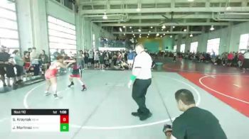 123 lbs Round Of 16 - Setsianna Kraynak, AB Miller vs Jaselle Martinez, Wine Country Wr Ac