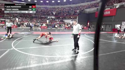 110 lbs Champ. Round 1 - Jack Piotrowski, Askren Wrestling Academy vs Teddy Wenzel, Stratford