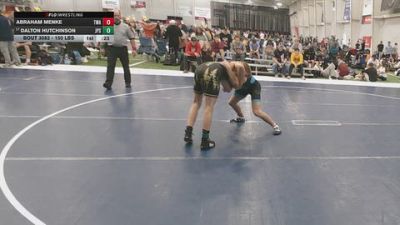 150 lbs Cons. Rd Of 32 - Abraham Menke, Thoroughbred Wrestling Academy vs Dalton Hutchinson, Jack Pine Savage