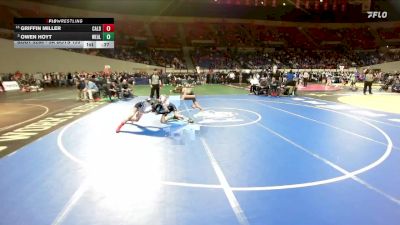 5A Boys 120 lbs Cons. Round 3 - Griffin Miller, Caldera Boys vs Owen Hoyt, West Albany Boys