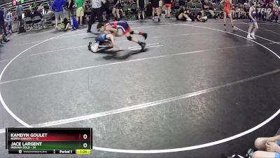 85 lbs Round 4 (6 Team) - Jace Largent, Indiana Gold vs Kamdyn Goulet, North Dakota 1