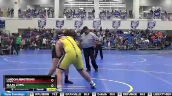 285 lbs Cons. Round 2 - Blake Grime, ARCHBOLD vs Landon Armstrong, DeKalb