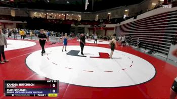 138 lbs Cons. Semi - Max McDaniel, Edmond North High School Wrestling vs Kamden Hutchison, Oklahoma