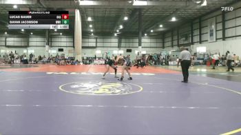 138 lbs 1 - Lucas Bauer, 84 ATHLETES vs Davan Jacobson, WILLIAMSBURG WRESTLING CLUB
