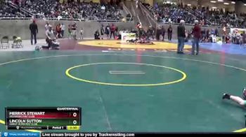 85 lbs Quarterfinal - Merrick Stewart, Hillsboro Mat Club vs Lincoln Sutton, Sweet Home Mat Club