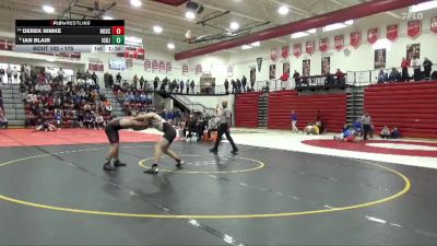 175 lbs Quarterfinal - Derek Nimke, North Scott (JV) vs Ian Blair, Iowa City, City High (JV)