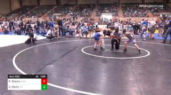 70 lbs Quarterfinal - Rylan Stacey, Woodstock Wrestling Club vs Owen Martz, Trion Mat Dogs