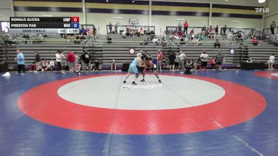 132 lbs Semifinal - Donald Alicea, Compound Wrestling vs Preston Pas, Rockmart Takedown Club