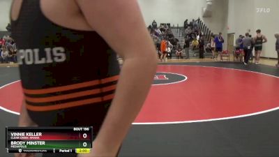 285 lbs Round 2 - Vinnie Keller, Clear Creek-Amana vs Brody Minster, Mediapolis