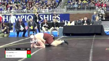 D4-215 lbs 1st Place Match - Grady Iobe, Union City HS vs Daxton Looney, Montrose Hill-McCloy HS