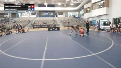 138 lbs Sawyer Spaulding, Kansas vs Xavier Mance, Georgia